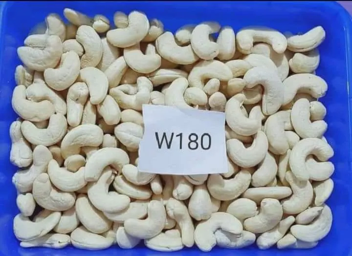Cashew kernels W180 — Tanzania export